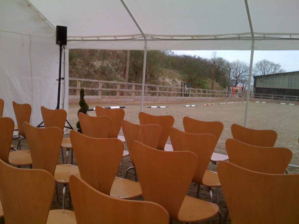 marquee equestrian PA system