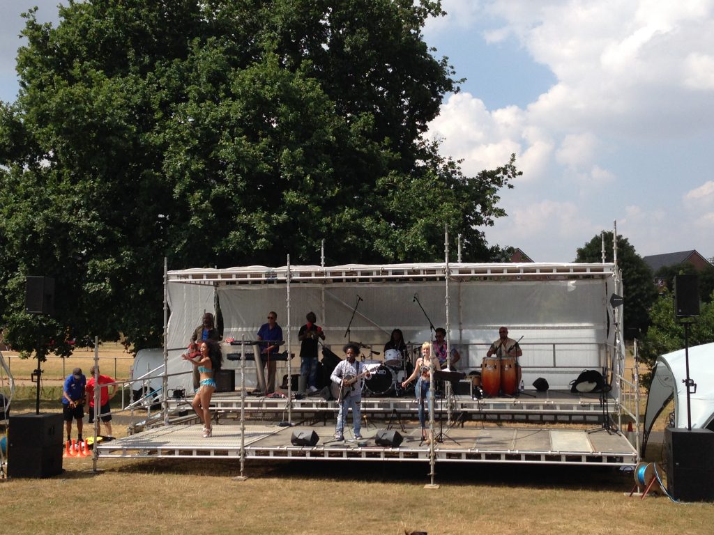 Live Band PA Sound System - July Julay Mambo Kings on stage